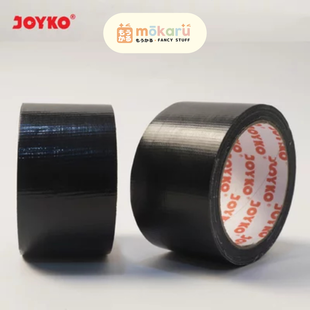 

Joyko Lakban Hitam 48MM x 12M / Bahan Kain Orange Core Murah Berkualitas