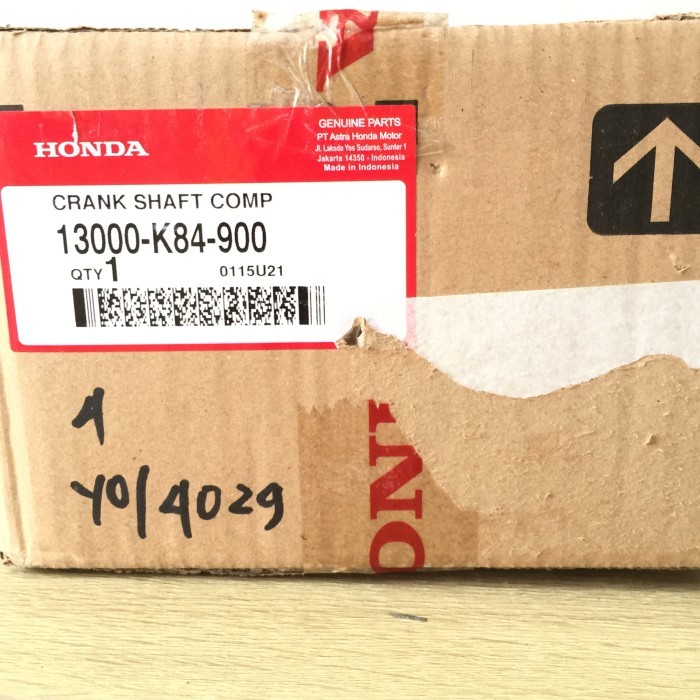 Kruk As Crankshaft Comp CB150 VERZA & CRF150L ORI AHM 13000K84900 BERKUALITAS