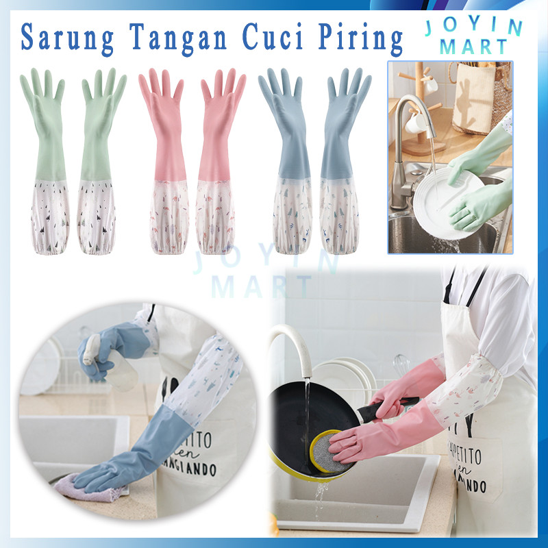 Sarung Tangan Karet Cuci Piring/Sarung Tangan Panjang Cuci Piring