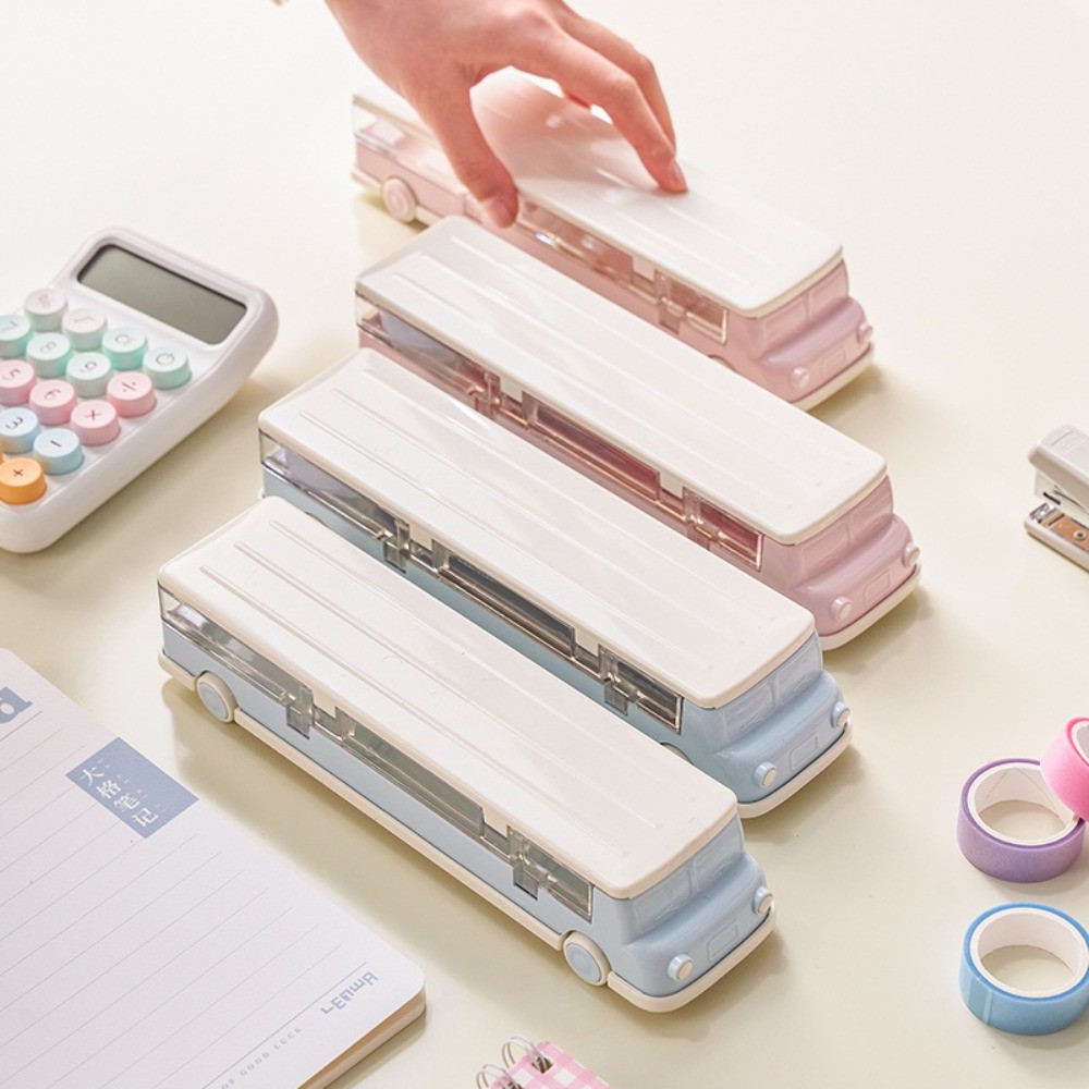 

High Quality Plastic Pencil Case Car Large-capacity Storage Box Multi-function Stationery Case