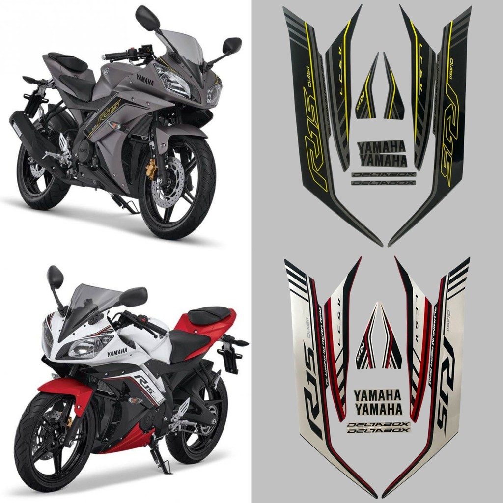 Striping Stiker Yamaha R15 2016 Standar Fullset