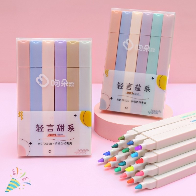 

Stabilo /stabillo warna/stabilo isi 6 warna pastel