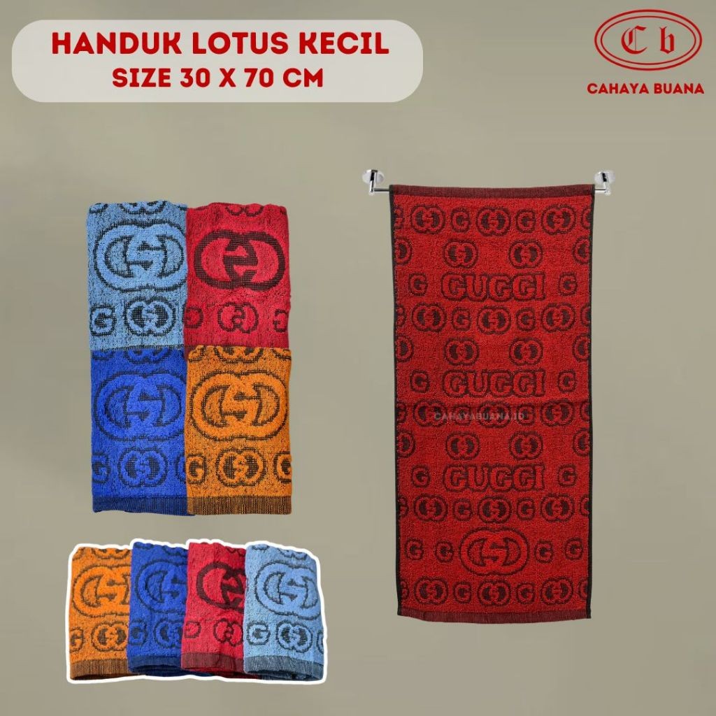 HANDUK KECIL LOTUS UK 30 X 70 HANDUK SPORT