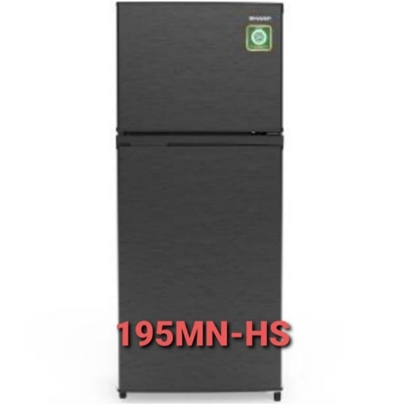 Kulkas SHARP SJ-195MN-HS / SJ 195 MN HS Lemari Es 2 Pintu