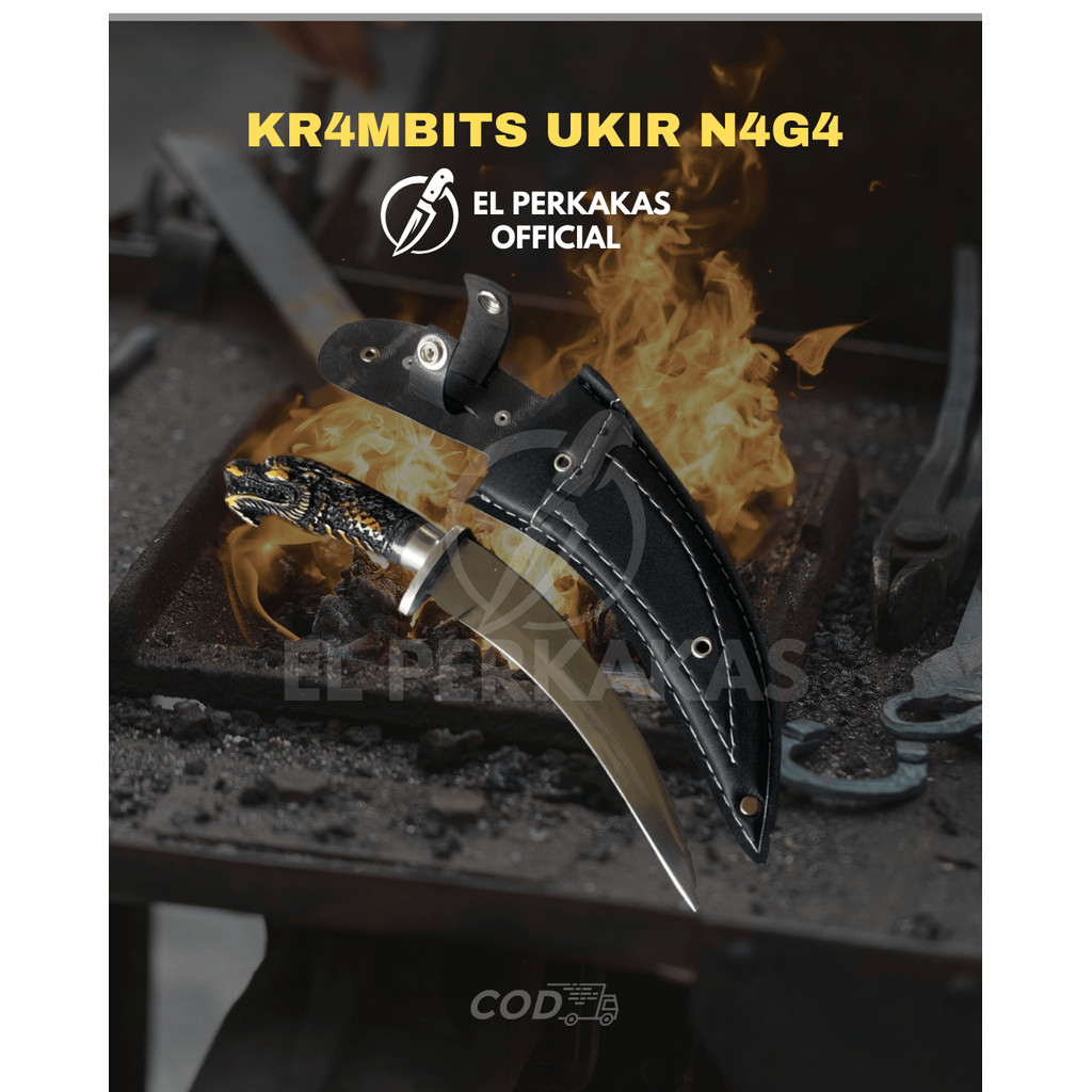 EL - KaU rambit. Ukir N4 g4 Bahan Baja Per Asli