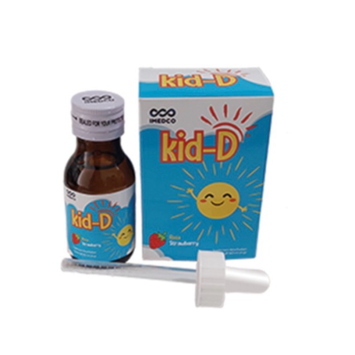 kid - D suplemen vitamin D syrup untuk anak imedco