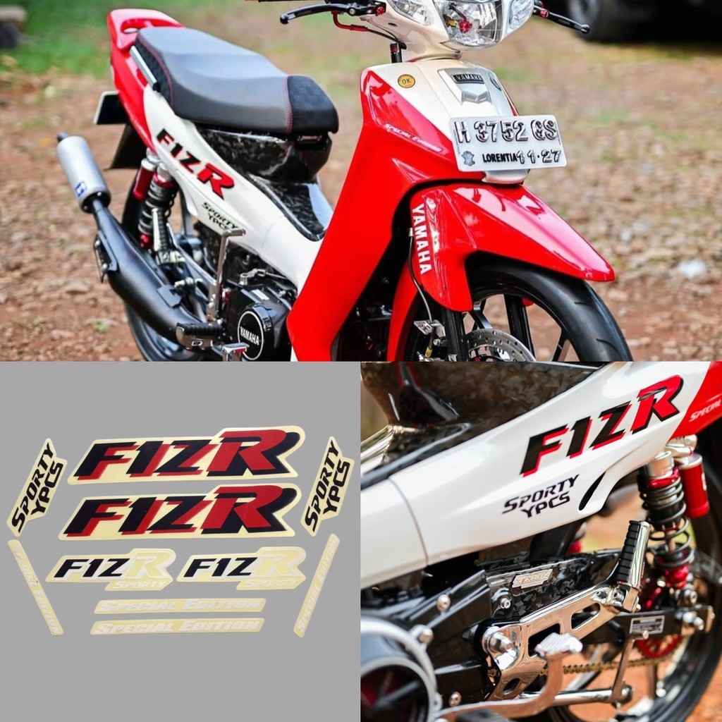 Striping Stiker yamaha fizr f1zr fiz r spesial edition marlboro kualitas terbaik