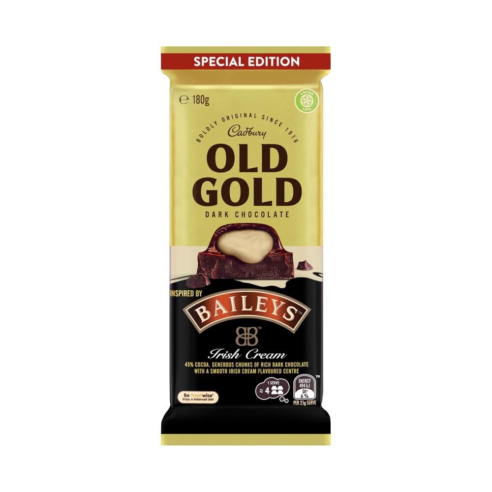 

Coklat Cadbury Old Gold Chocolate Block Variant Baileys Dari Australia