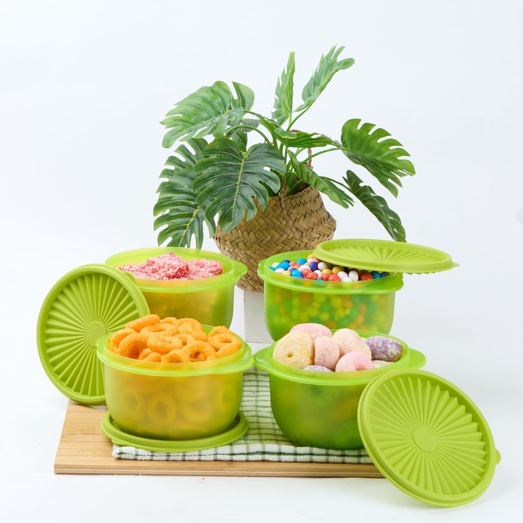 Toples Mangkok Bulat Serbaguna Delicia Of 4 pcs