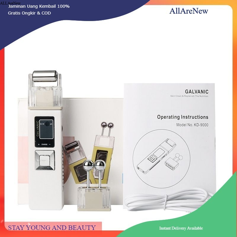 [AllareNew] alat galvanic spa pijat wajah galvanis microcurrent skin firming anti aging keriput anti