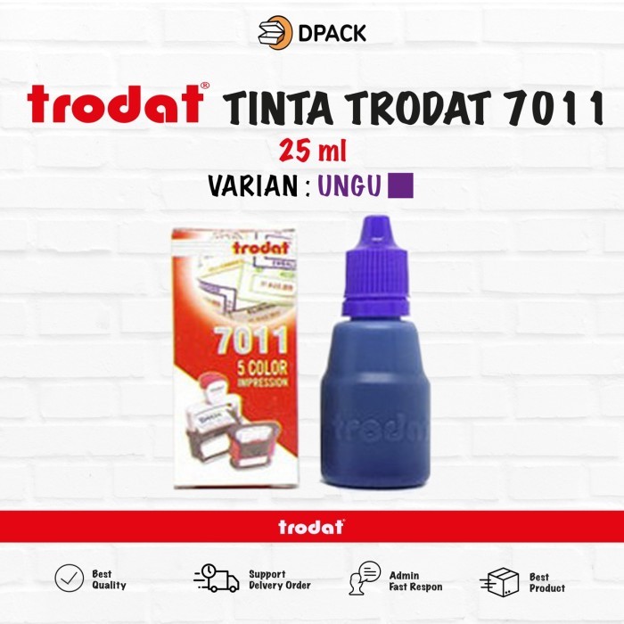 

[Promo]Terjangkau TINTA STAMPLE TRODAT 7011 - Ungu