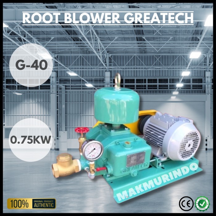 Root Blower G-40 Greatech 0,75 KW