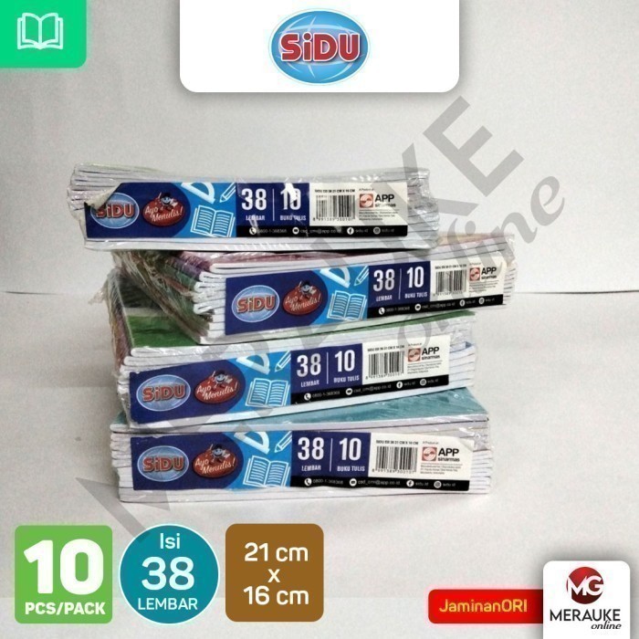 

H7Y Buku Tulis SiDu 38 Lembar Motif Beragam