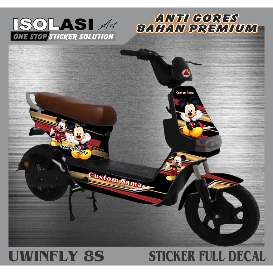 DECAL STICKER sepeda Listrik U-WINFLAY M-60/d8S-uwinflym60-d8s
