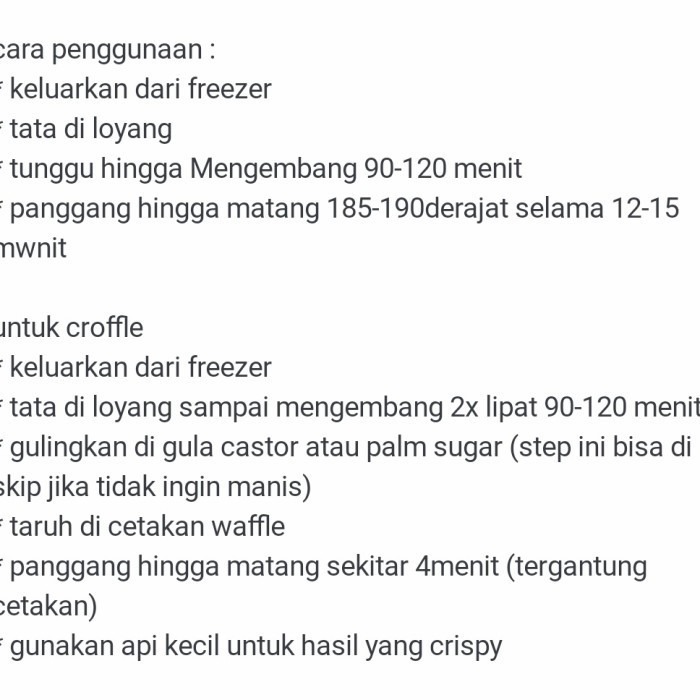 

Frozen Croissant Dough @ 30 Gram To Bake Croffle - Danish Raisin, KHUSUS OJEK