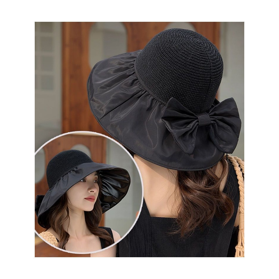 Topi Wanita Korea Pelindung UV Matahari Topi Gaya Pantai Topi Fashion Korea Kekinian