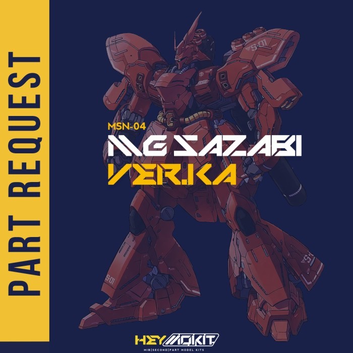 REQUEST PART MG SAZABI VER.KA / MG SAZABI VERKA