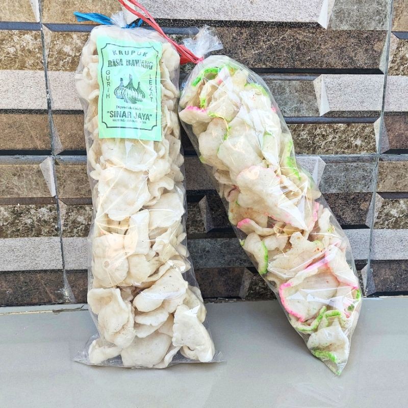 

Kerupuk Pasir Krupuk Upil Rasa Bawang Opak Gebres Khas Kediri