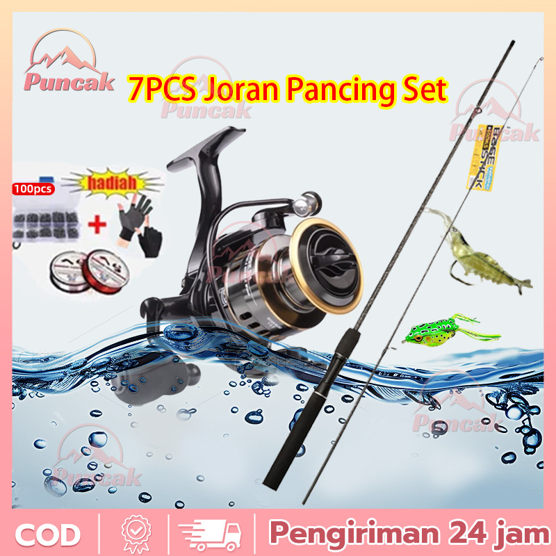 Joran Ul Ultra Light Baitcasting Dan Spinning Renlong 160 180 210 / Pancing 1 Set Lengkap Kuat / Jor