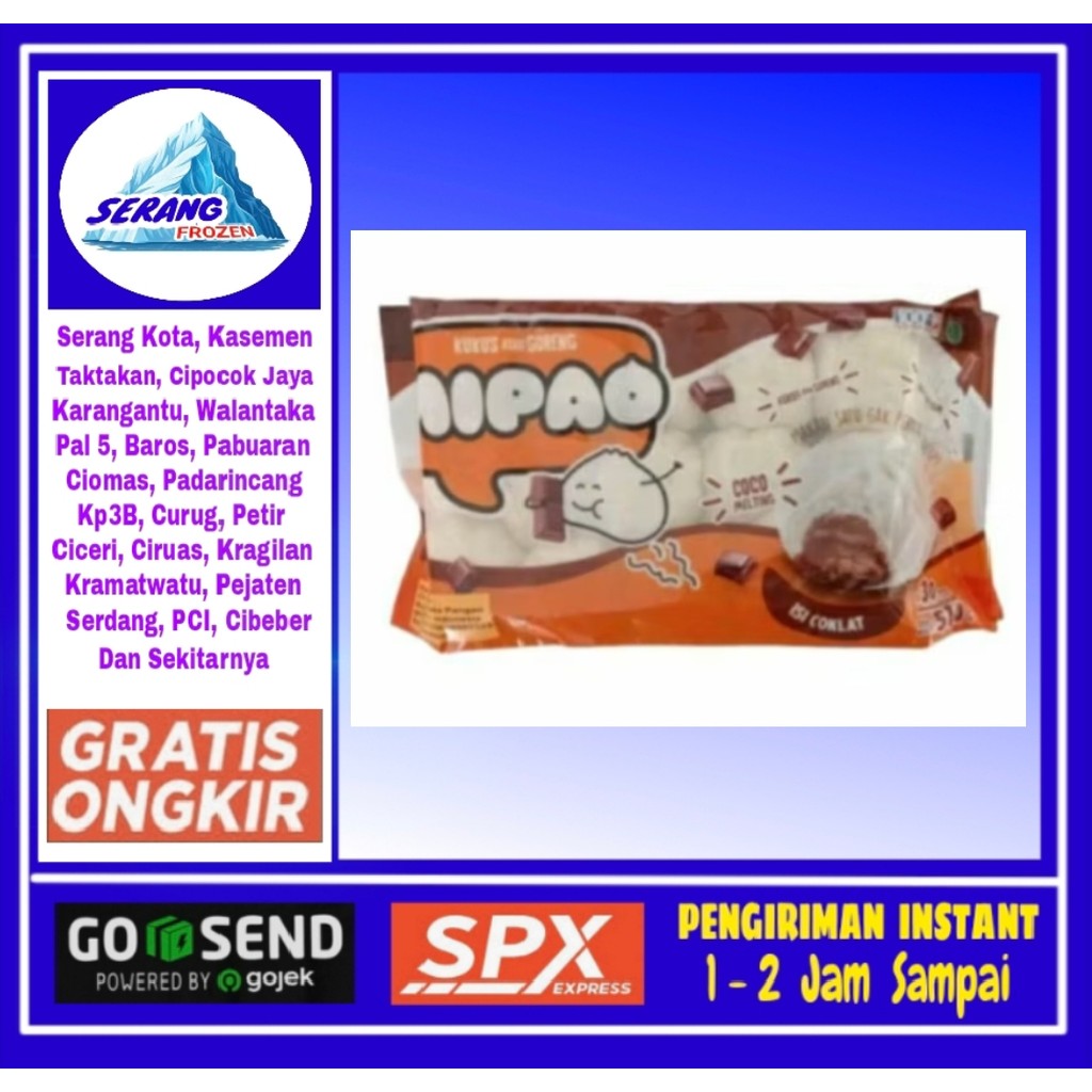 

Bakpao mini,Mipao Coklat 480g,bakpau kecil, Serang Frozen