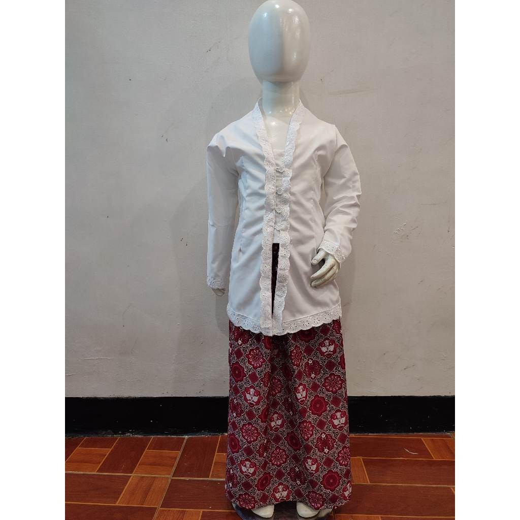 SETELAN KEBAYA ANAK SEKOLAH / BAJU ADAT DAERAH SEKOLAH / BAJU KEBAYA KARTINI