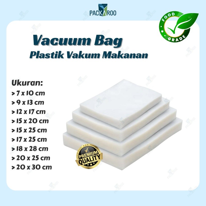 Plastik Vakum Makanan Emboss , Plastik Vakum Makanan Bening, Sealer Makanan Frozen Food TERMURAH