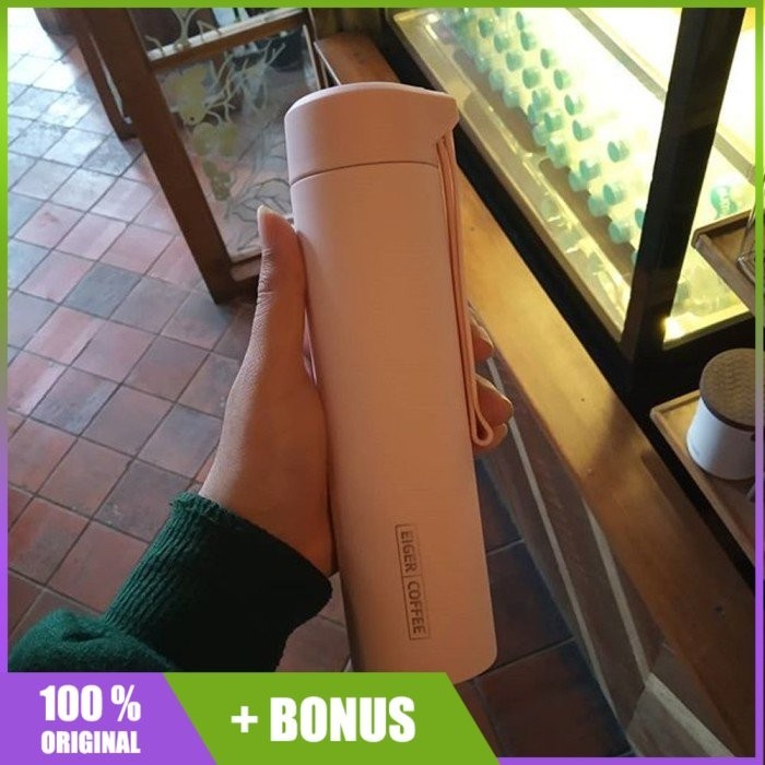 Botol Eiger Coffee Tumbler Hanger Large Pink Bottle Original Keren