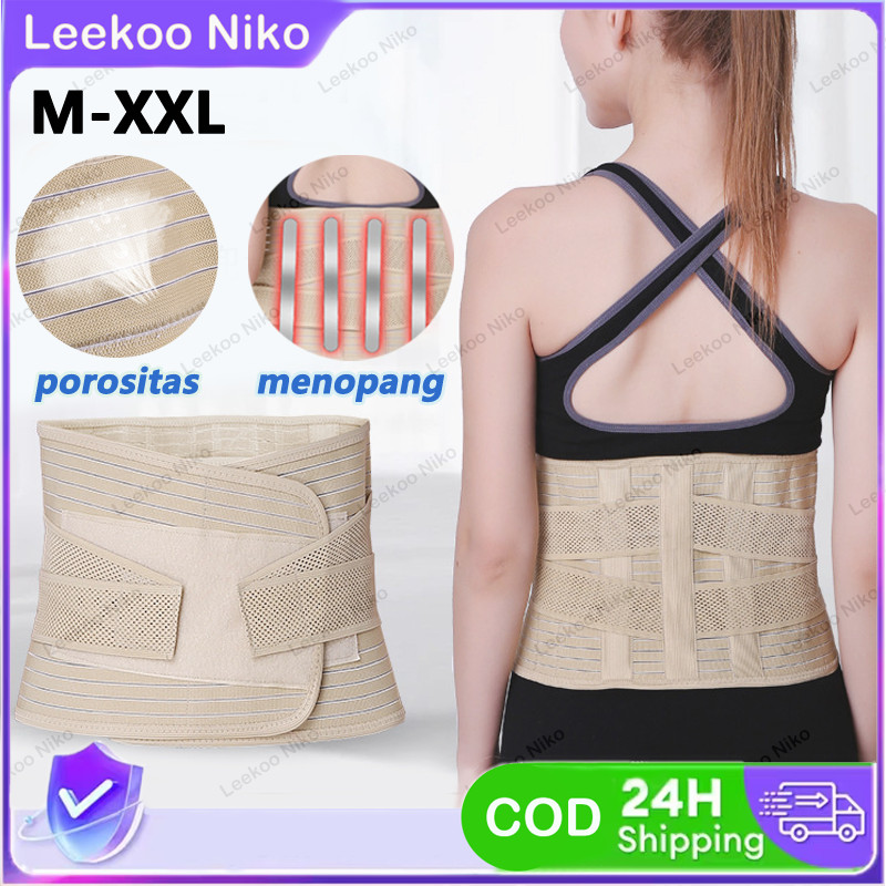 [Ready stock] M-2XL Korset Sakit Pinggang /Korset Kesehatan Plat Baja Sabuk Pinggang Tetap Korset Sa
