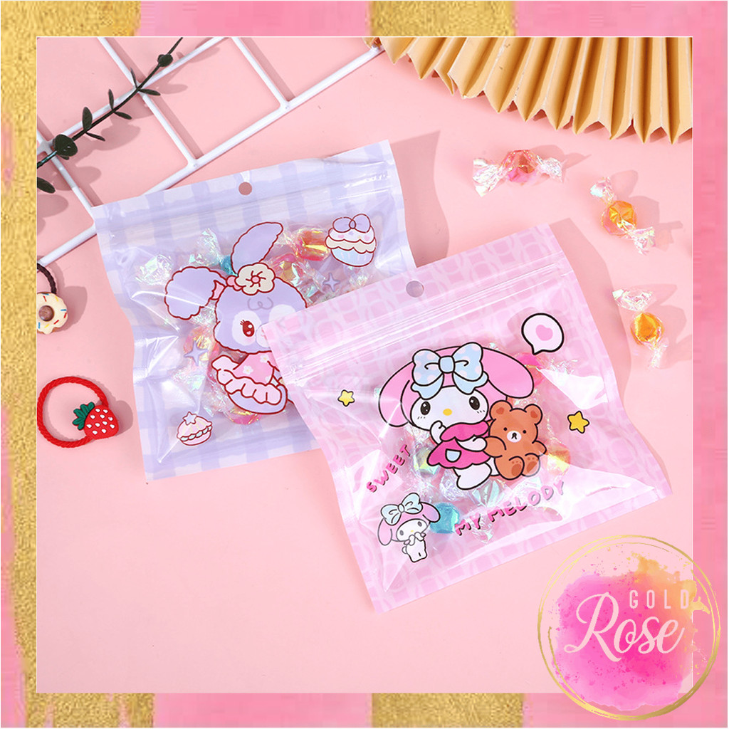 

ℛ - 6594 Kemasan Zip Lock Motif Karakter / Kemasan Permen Kue Serbaguna / Plastik Klip Mini Lucu / Kemasan Zip Lock Serbaguna