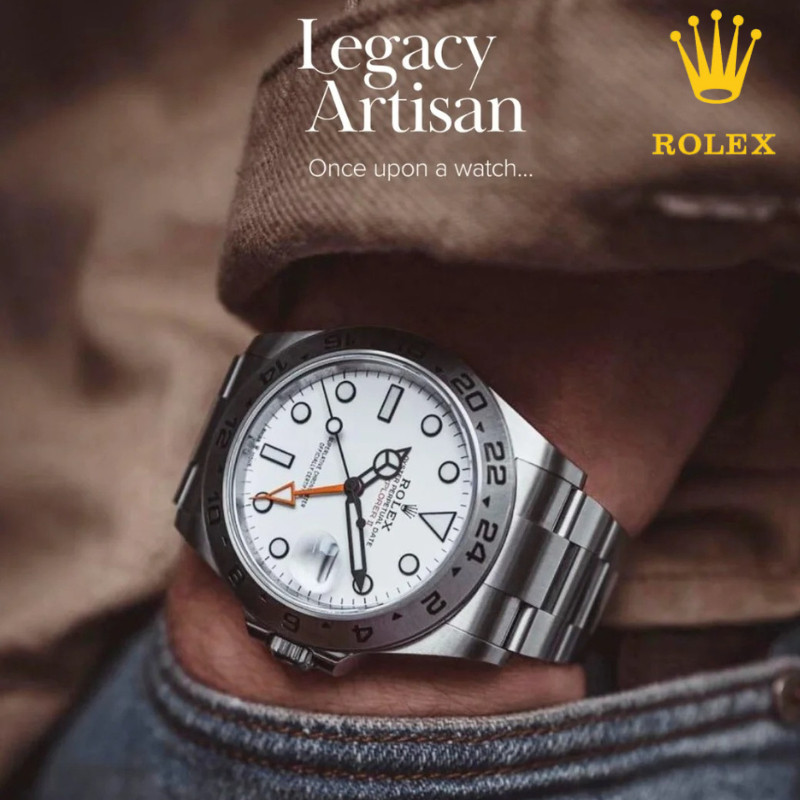 【 Baru Dan Rolex 100% Asli】(Rolex) Jam Tangan Pria, Rolex Explorer Watch M226570-0001, Jam Mekanik O