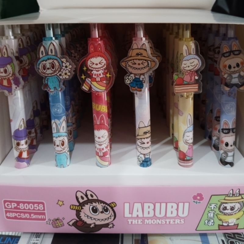 

(ECer) Pulpen / Pen Cetek Snowman Kuromi Labubu Unicorn Awet