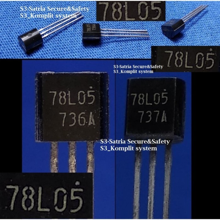 Transistor 78L05 IC Voltage Regulator 78 L 05 78L 05 L05