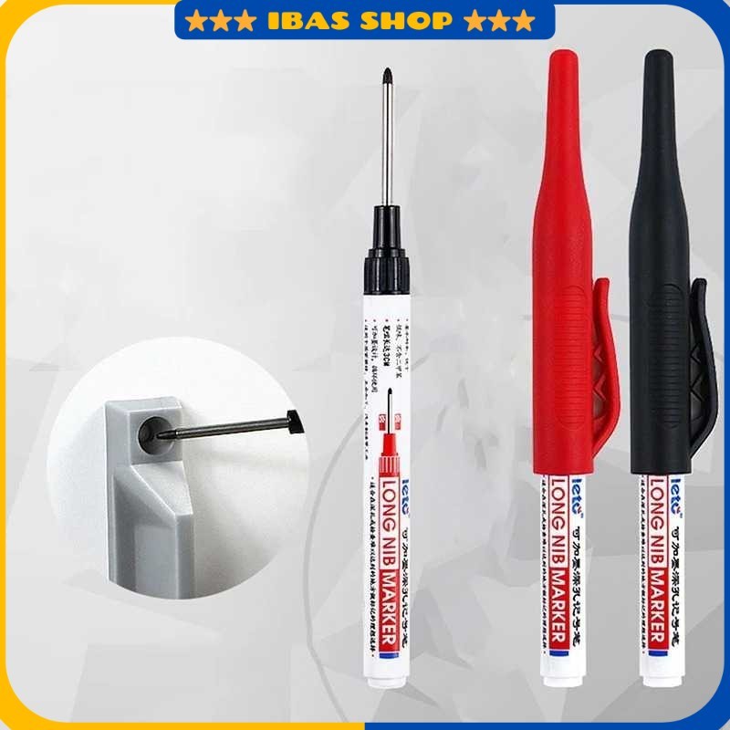 

Spidol Long Nib Marker Quick Dry Waterproof Oil Based - PM-318