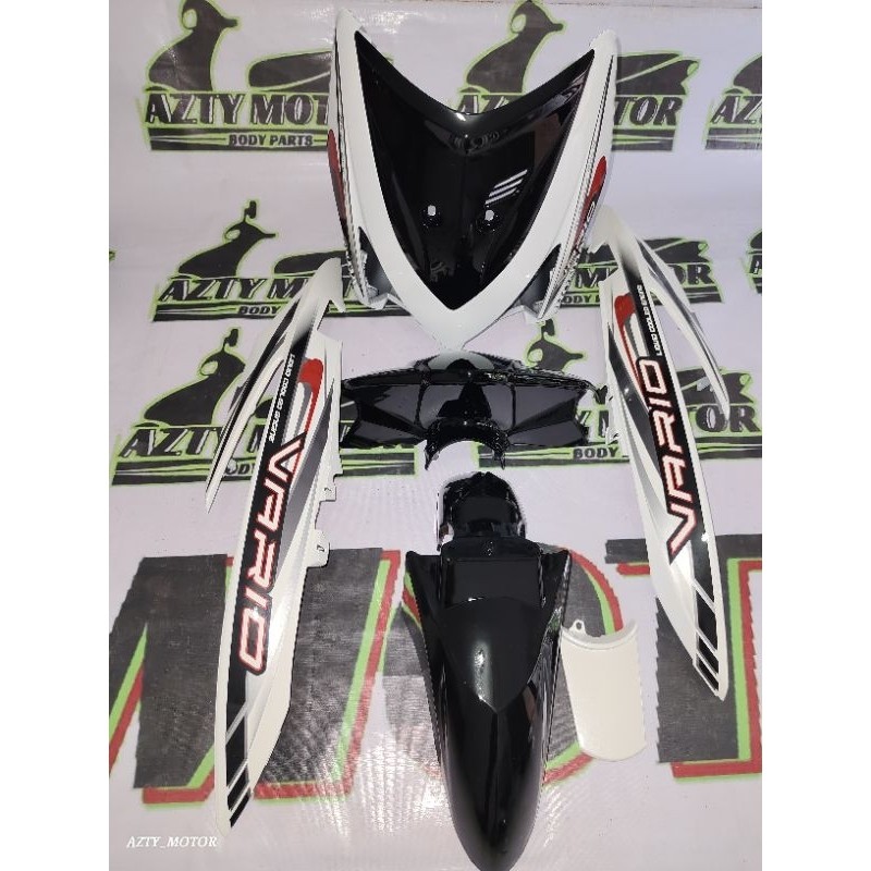 Full Body Alus Vario Karbu Putih 110 CW+Stripping