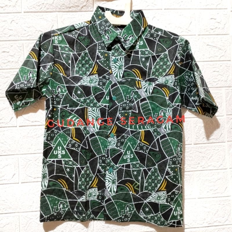 hem batik sd sidoarjo lengan pendek batik uks Sidoarjo. seragam batik SD Sidoarjo