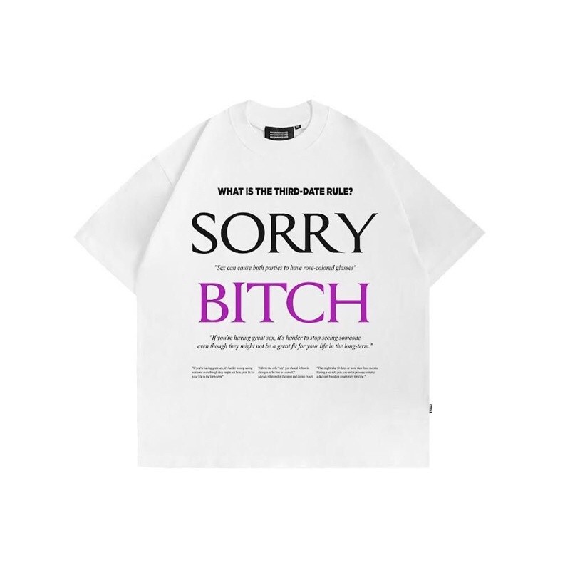 SCUM | TSHIRT | SORRYNOTSORY.BI+CH