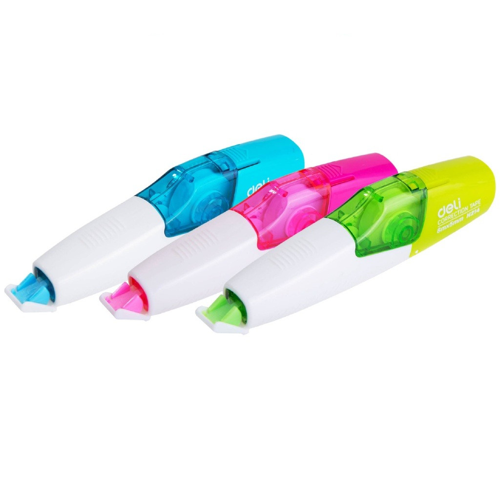 

Correction Tape Deli EH21401 - Tip X School untuk Kertas 5mm x 6m Warna Pastel Random