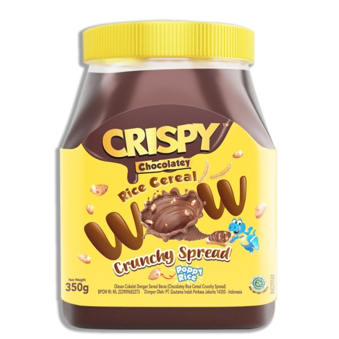 

New Arrival Selai Coklat CRISPY Chocolatey Crunchy Spread 350g