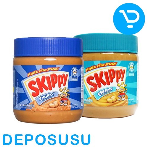 

[New] SELAI SKIPPY JAM - PEANUT BUTTER/SPREAD (CREAM / CHUNKY) 340g - CHUNKY 340g