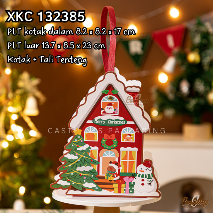 

XKC 132385 Kotak Box Natal Kue Kering Cookies Nastar Hampers Christmas