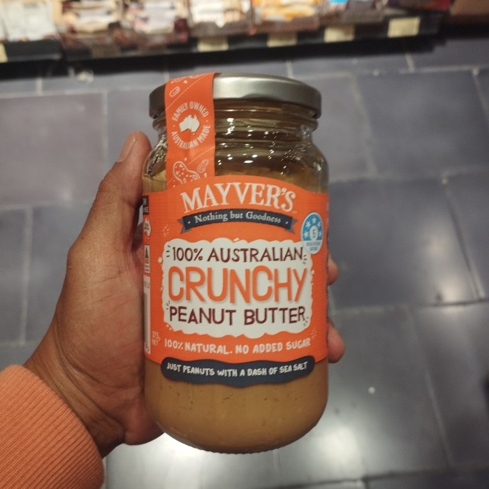

mayvers peanut butter cruchy 375gr