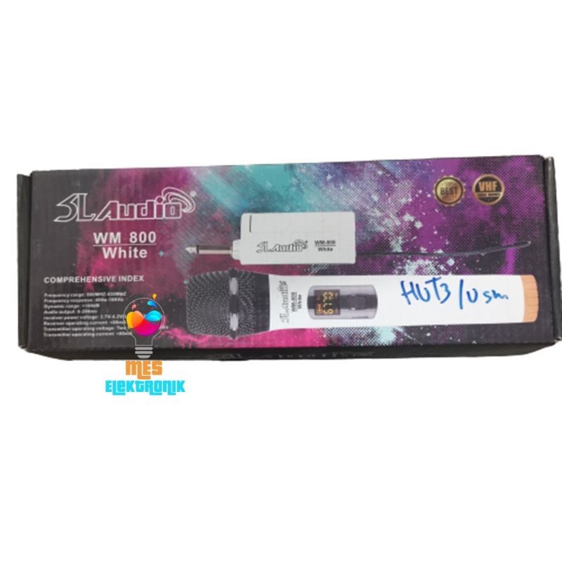 Microphone / Mic Wireless SL-Audio WM-800 White