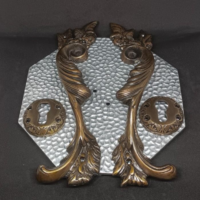 1set gagang pintu rumah & lubang kunci antik