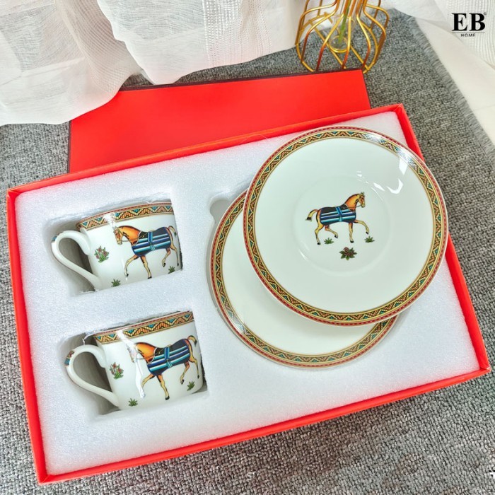 

Cangkir Set Keramik / Gelas Hampers Gift Luxury Cup and Saucer 28/2 //26