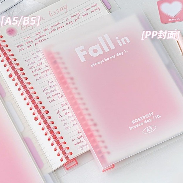 

Binder A5 B5 Notebook Binder Kuliah Binder Aesthetic Buku Tulis Sekolah Buku Binder Note Book Pink School Stuff Stationery Korea Alat Tulis barang aesthetic