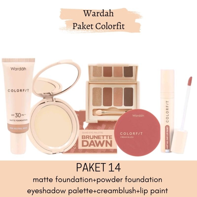 Paket Wardah Colorfit Set Make Up Lengkap | Seserahan Make Up Set Lengkap Wardah | Seserahan Lamaran