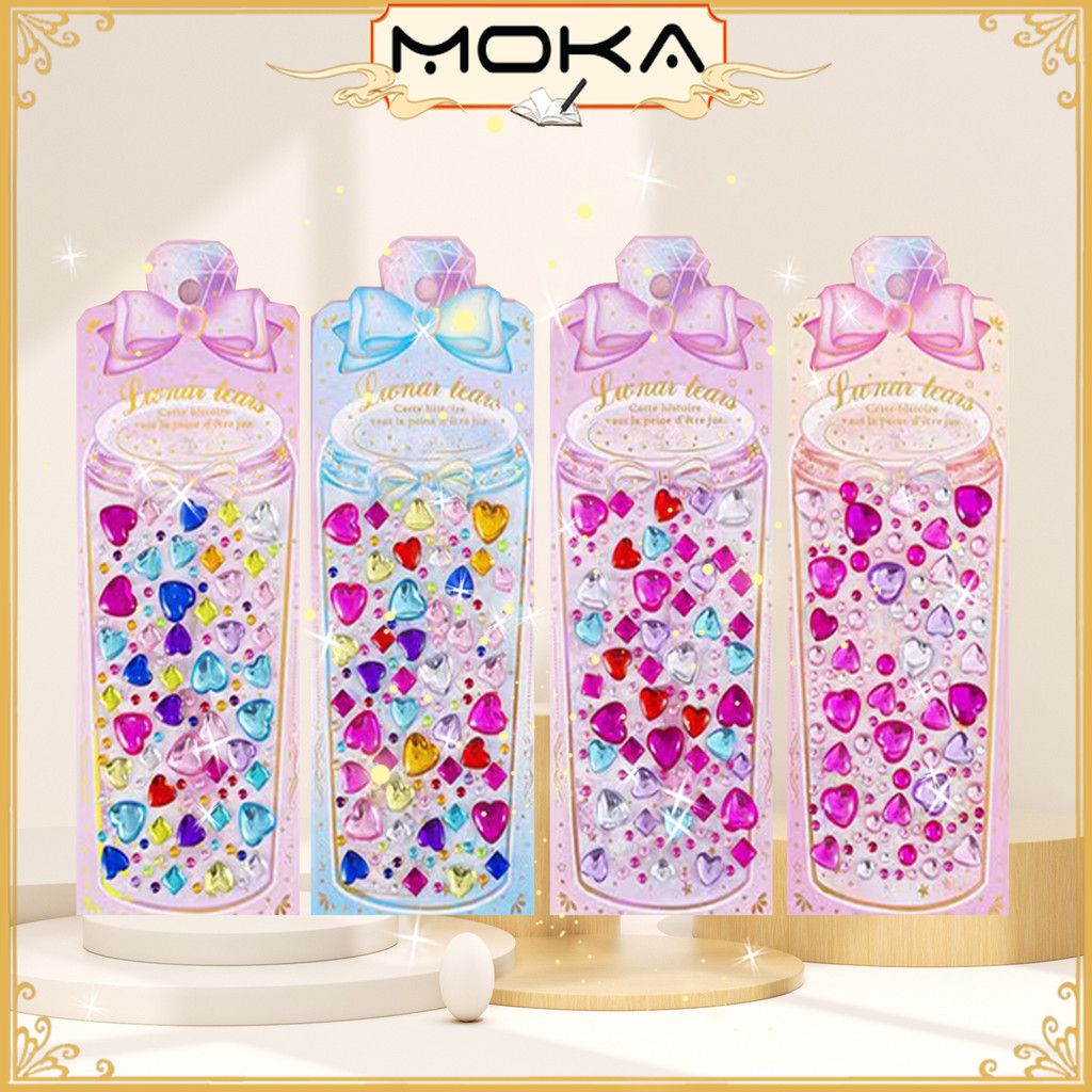 

MOKA STICKER 3D BENTUK LOVES, JEWEL DLL BISA UNTUK HIAS JURNAL, FRAME DAN BISA UNTUK DI WAJAH MKA09