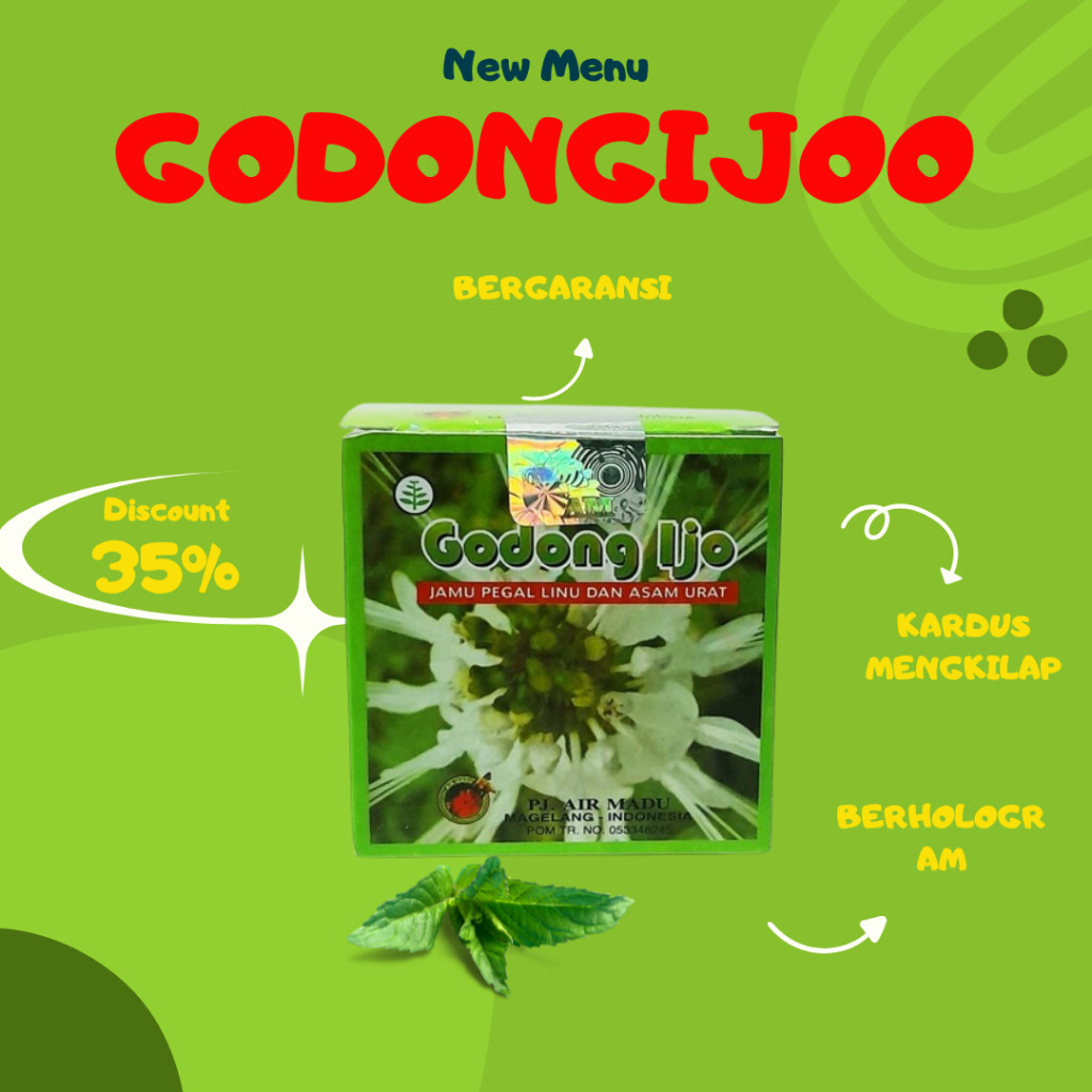 

COD Jamu Godong Ijoo Kapsul Original 100% Asli Jamu Pegel Linu dan Asam Urat