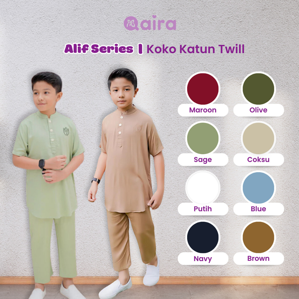 Pepico Setelan Koko Anak Rayon Alif Series