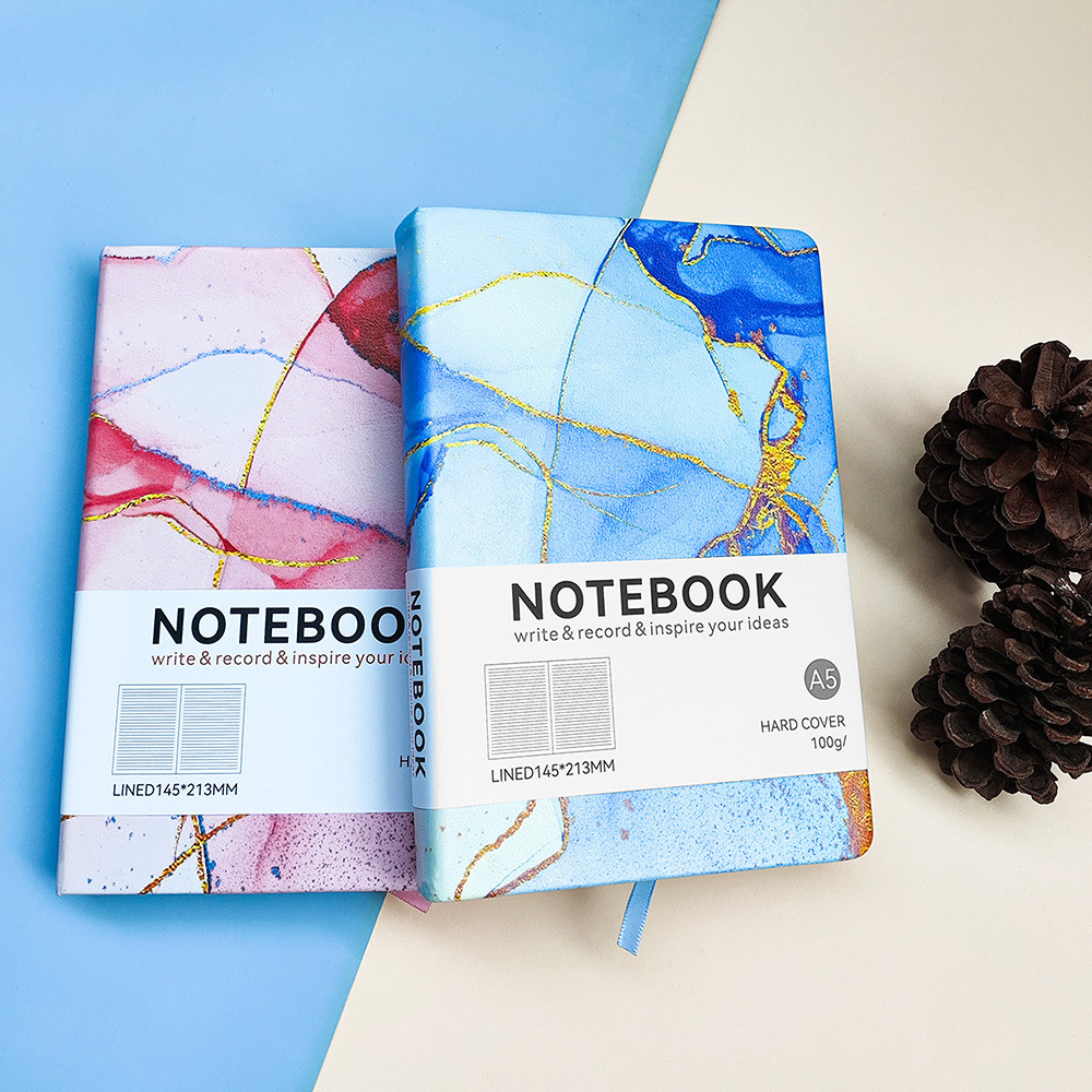 

Line HardCover Notebooks Colored 400 pages Journal Business a5 notebook student office diary Lined Inside Paper Stationery